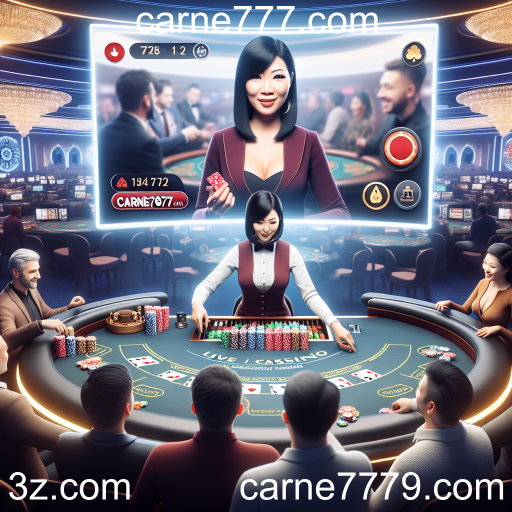 A Emoção do Cassino Ao Vivo em Carne777.com